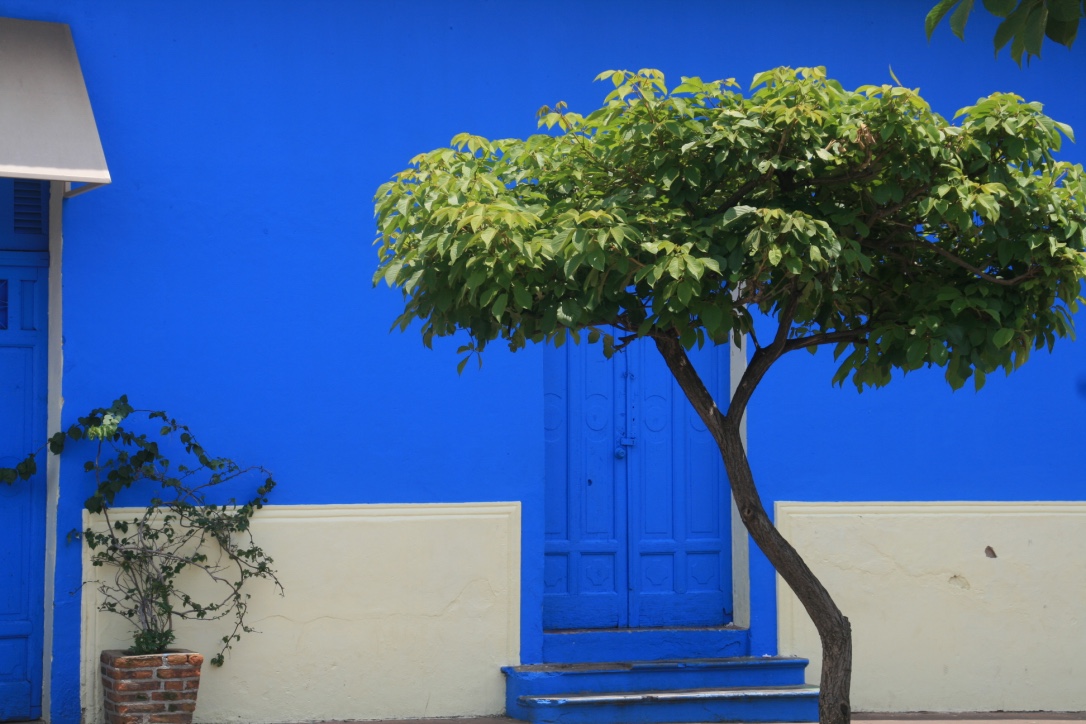 Blue house in granada