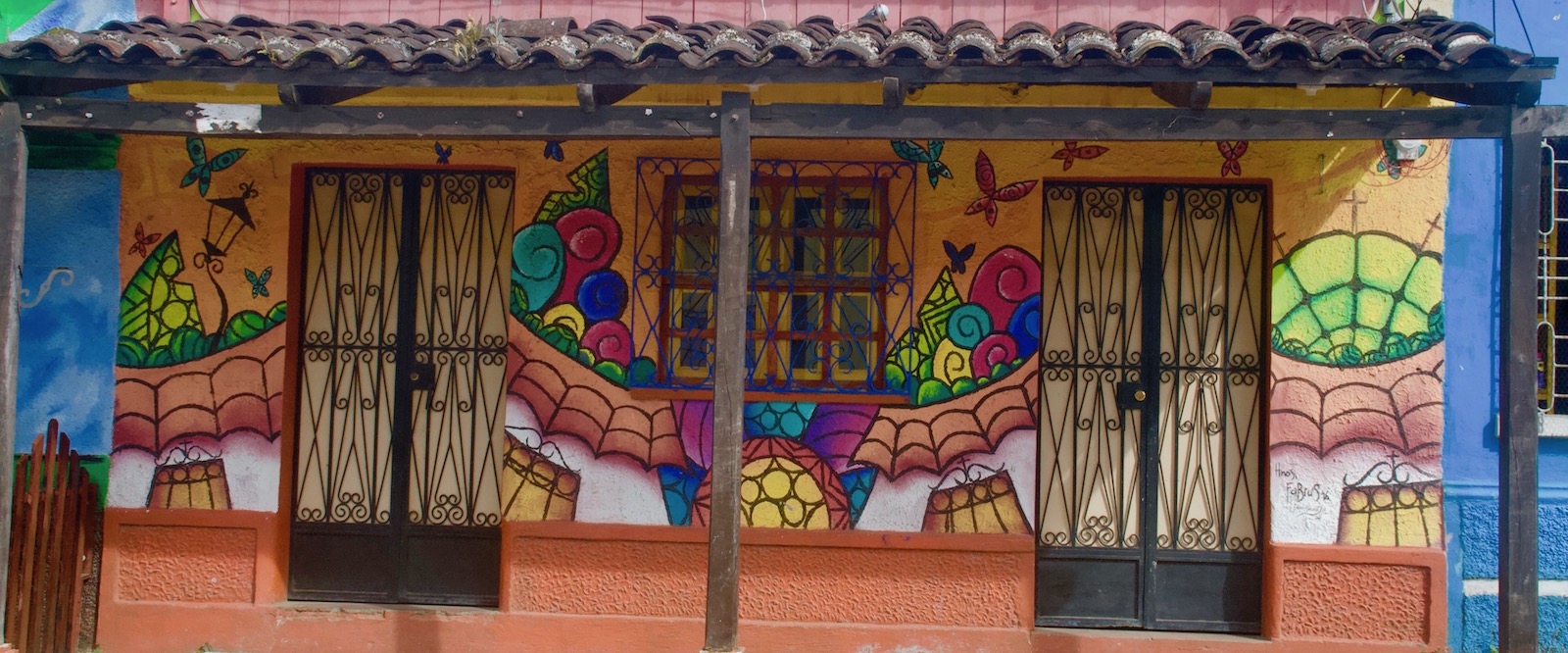 House mural in ataco