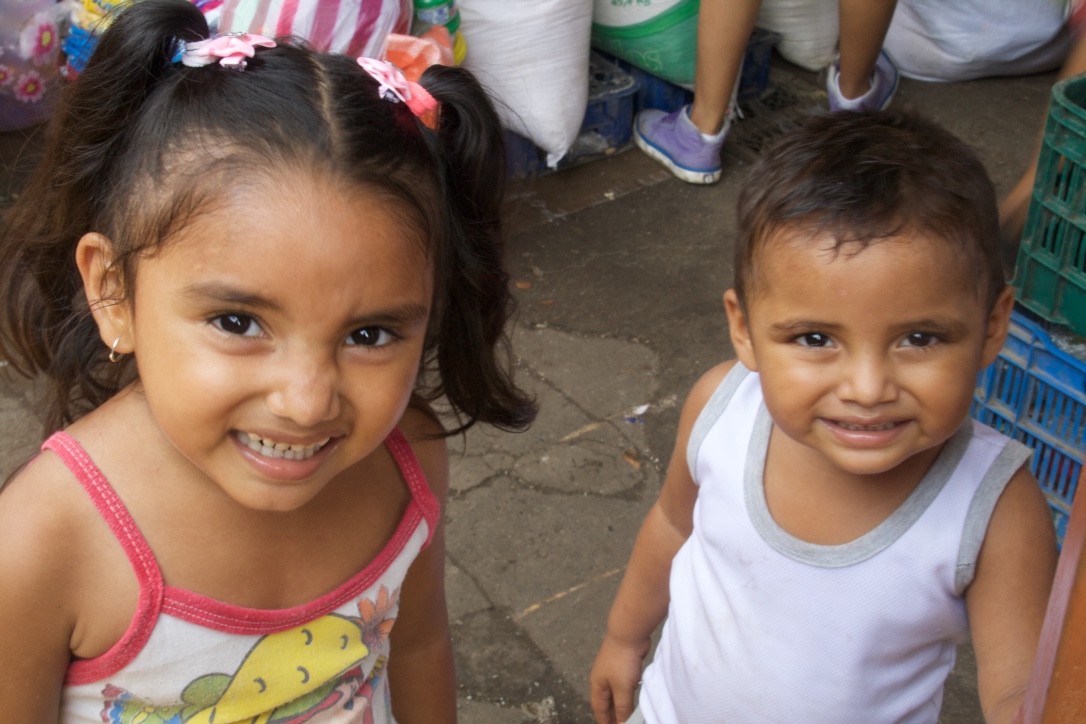 Kids at granada market