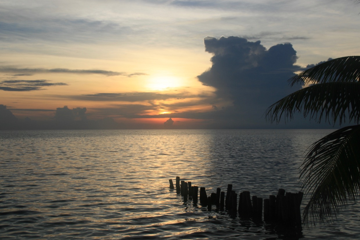 Sunset in little corn island